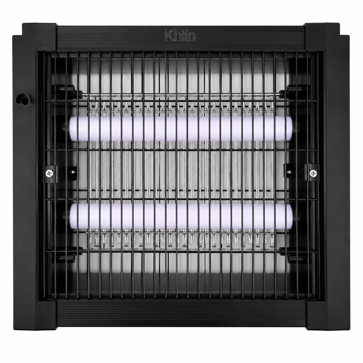 Khlin Bug Zapper Indoor, Electric Mosquito Killer with Dual UV Light Tubes, Compact Fly and Insect Zapper with Protective Outer Grid for Bedroom, Kitchen, Garage, Office and Patio