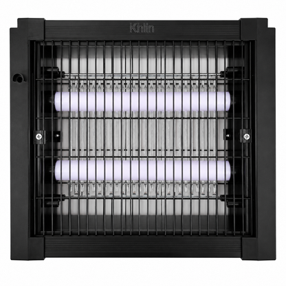 Khlin Bug Zapper Indoor, Electric Mosquito Killer with Dual UV Light Tubes, Compact Fly and Insect Zapper with Protective Outer Grid for Bedroom, Kitchen, Garage, Office and Patio