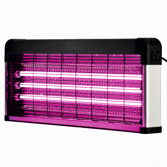 Khlin 30W Bug Zapper Outdoor & Indoor, High Power Electric Mosquito Zapper with UV Light, 4000V High Voltage Grid, Large Coverage Insect Killer for Patio, Garden, Garage, Bedroom, Fly Gnat Moth Trap